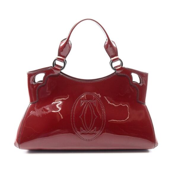 Cartier Handbags - Cartier Marcello de Cartier SM Patent Leather Handbag